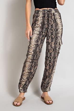 Snake Print Jogger