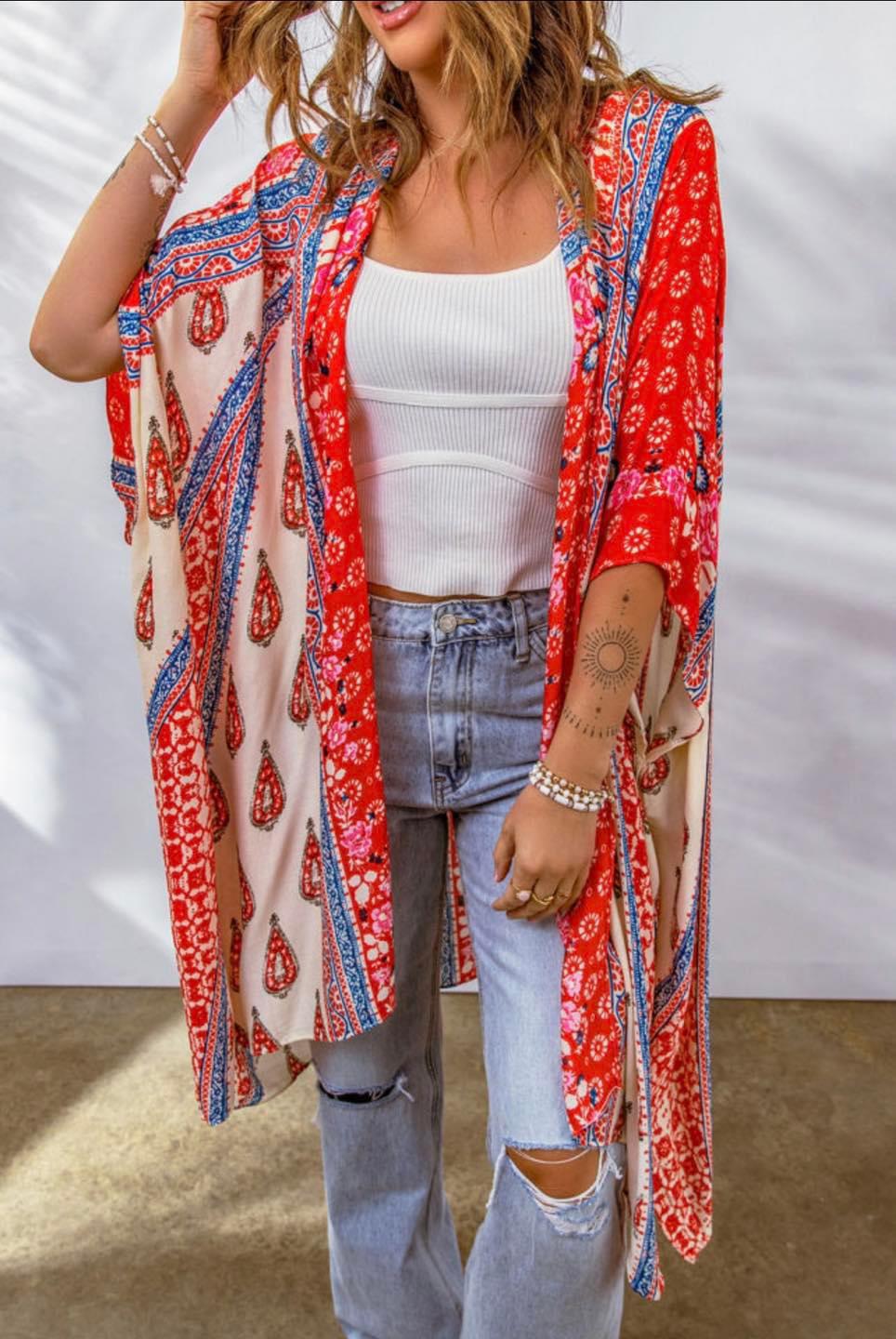 Print Kimono