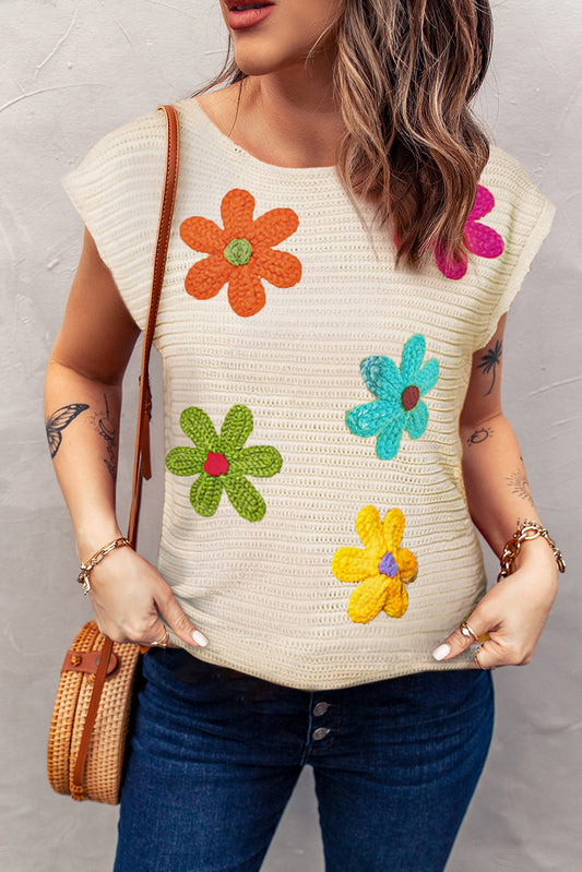 Floral Crochet Top